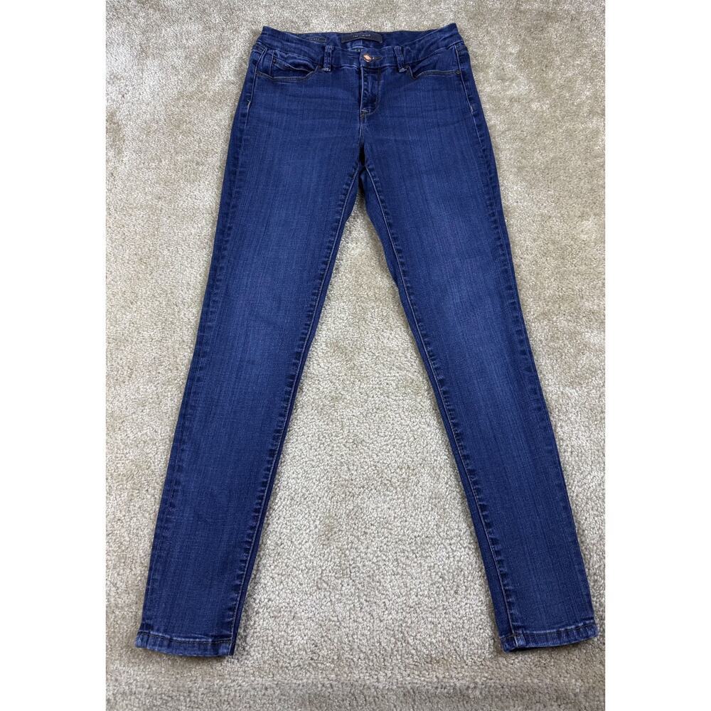 The Limited Denim Skinny Leg Jean Womens Size 6 REG Blue Low Rise Dark Wash B315
